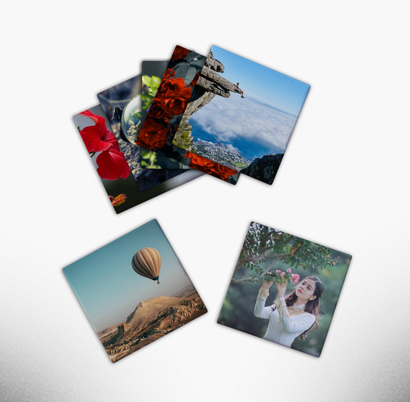 6 Custom Photo Magnets - 2.5" x 2.5"
