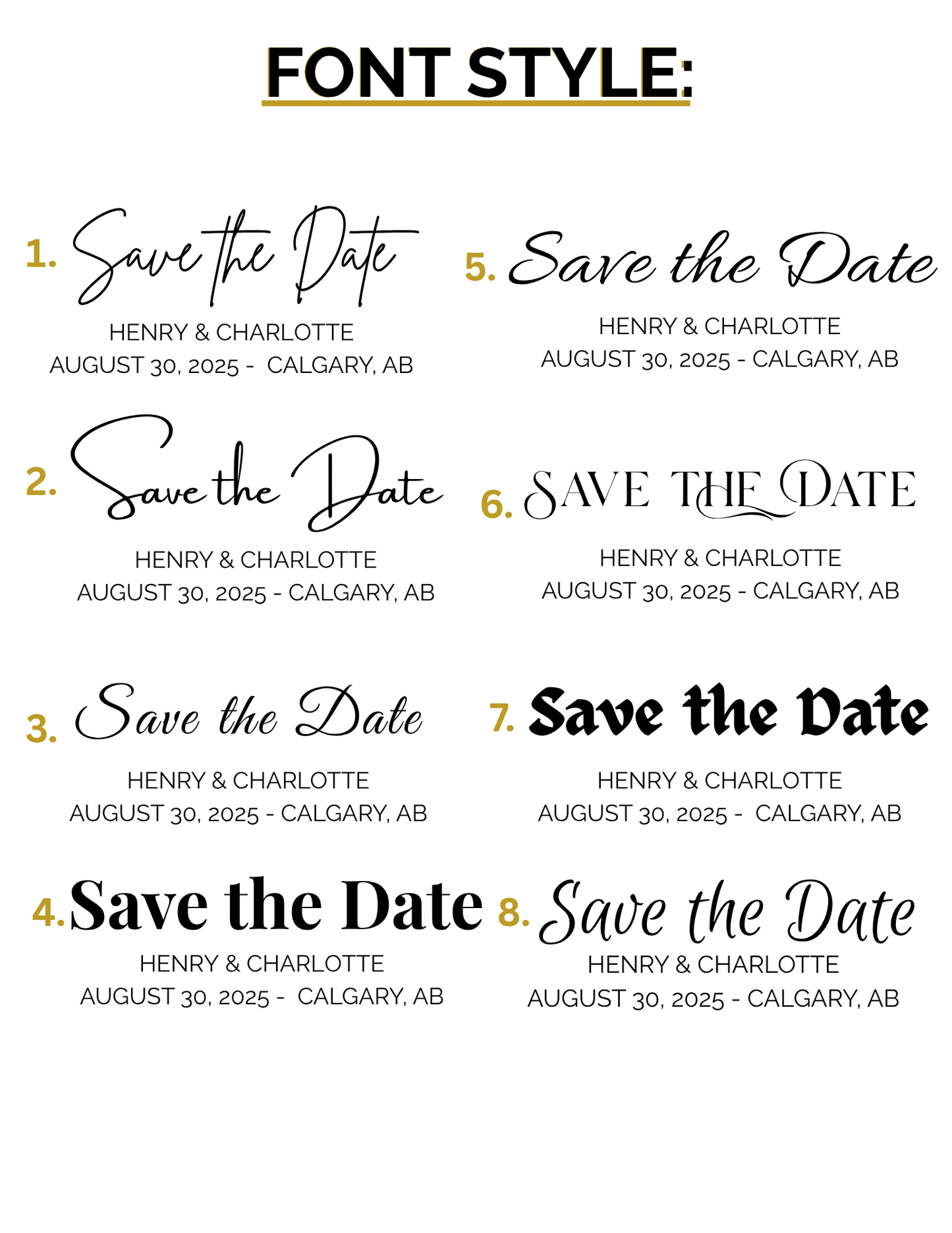 Save the Date - Custom Photo Magnets
